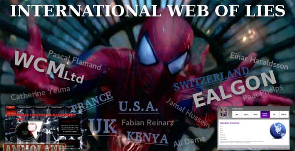 AN INTERNATIONAL WEB OF LIES