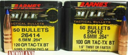 Barnes Bullets 6.5mm 120gr