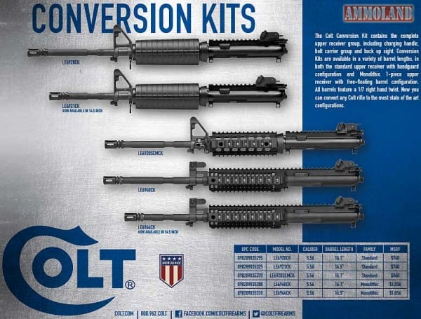 Colt AR Upper Receiver Assembly Kits