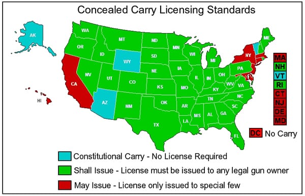 Concealed Carry by State Concealed Carry by State