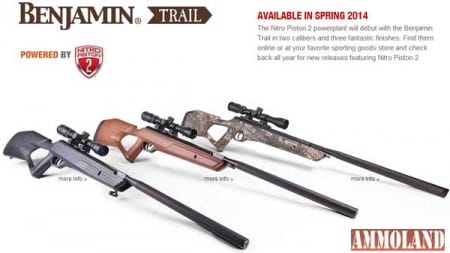 Crosman Benjamin Trail Rifles with Nitro Piston 2