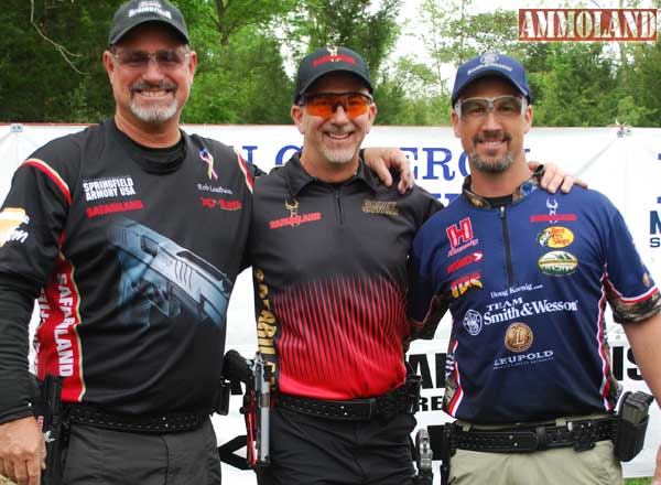 Leatham, Carnahan & Koenig at the 2014 NRA Bianchi Cup