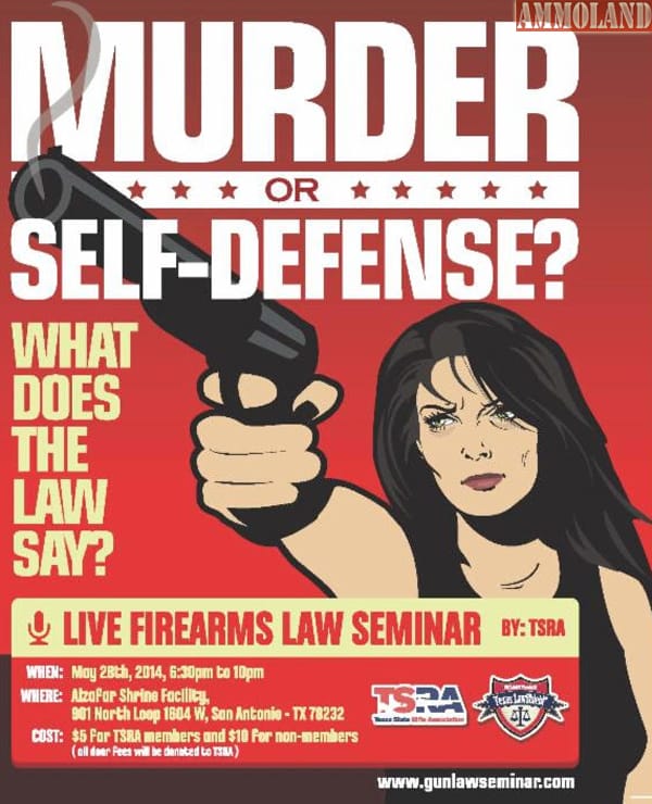 Live Firearms Law Seminar, A Texas State Rifle Association Event