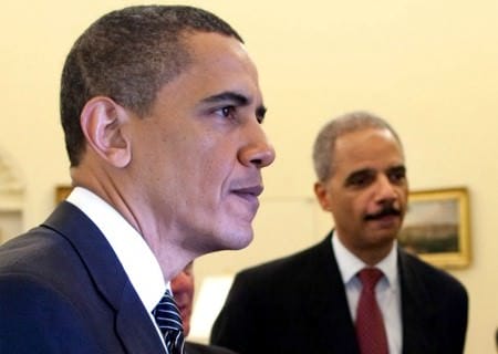 Obama and Eric Holder