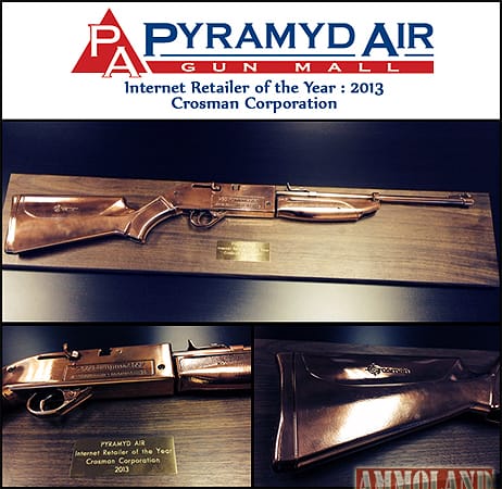 Pyramyd Air Awarded 2013 Internet Retailer of the Year by Crosman