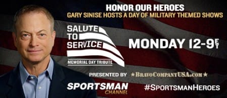 Sportsman Channel 'SALUTE TO SERVICE' Memorial Day Marathon Tribute to Bravery & Heroism