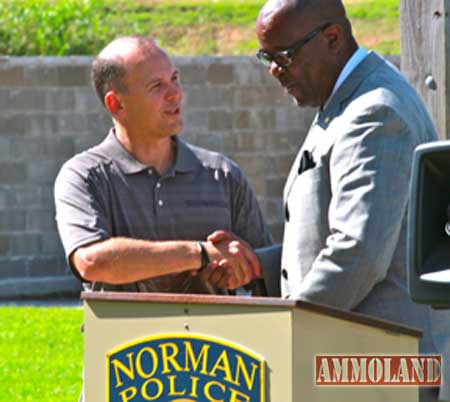 Norman Police Honor Pete Brownell For Contributions To Department Shooting Facility