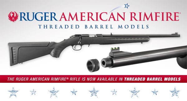 Ruger American Rimfire® Threaded Barrel Models