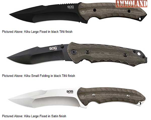 SOG Production Series of Kiku Knives