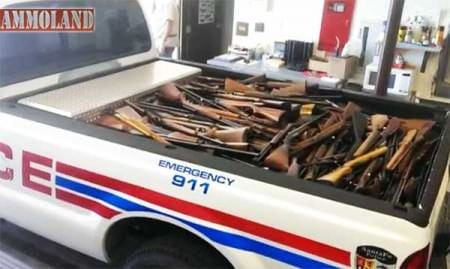 Some of the Firearms Destroyed in Santa Fe, NM