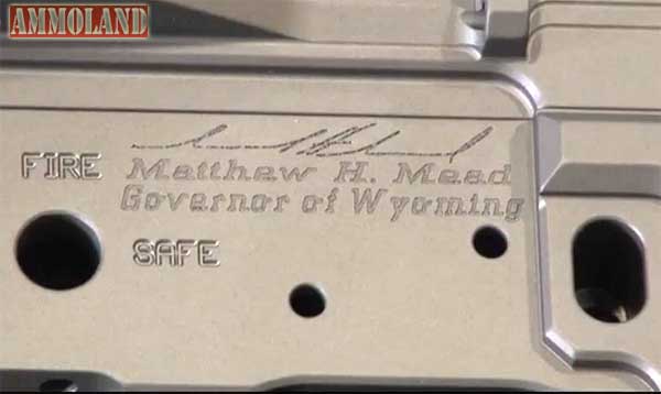 Wyoming Arms Governor Matt Mead Special AR-15 Carbine