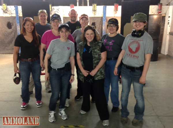 Second Amendment Women Shooting Club members at our most recent IDPA Shooting Clinic