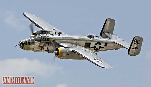 Yankee Warrior WWII B-25 bomber from the Yankee Air Museum in Willow Run, Mich