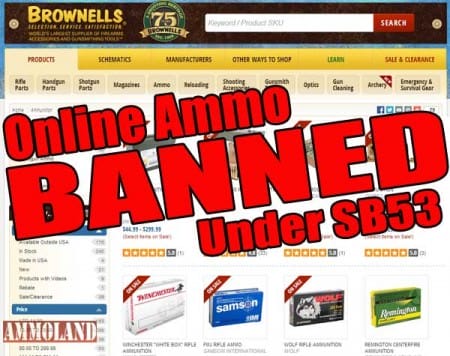 Online Ammo Ban SB53