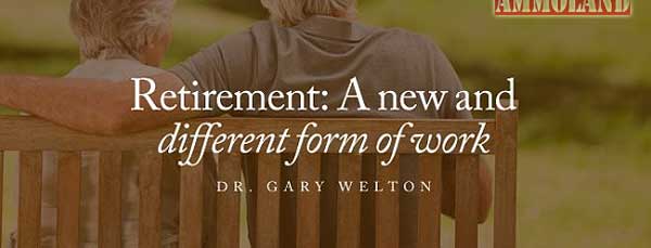 Retirement: A New And Different Form Of Work