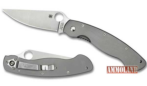 Spyderco Military Titanium C36TI Folding Knife