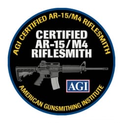 AGI Certified AR15 Riflesmith Patch