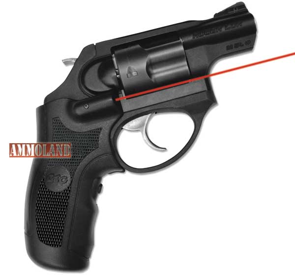 Crimson Trace Lasergrips with red lasers for Rugers LCR pistol