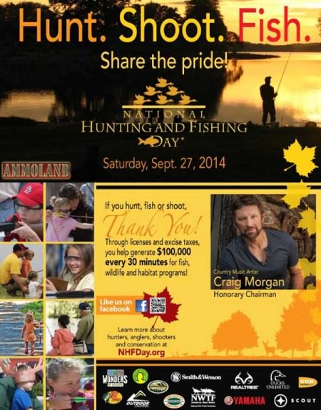 National Hunting and Fishing Day 2014