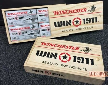 Winchester Win1911 Wooden Box of Ammo