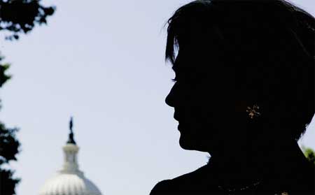 Irresponsible Presidential Choices hillary clinton silhouette