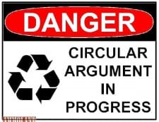 Circular Logic Warning Circular Logic Warning