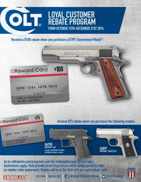 Colt Loyal Customer Rebate Program Colt Loyal Customer Rebate Program
