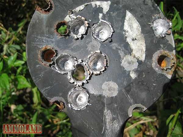 Cratered Steel Targets