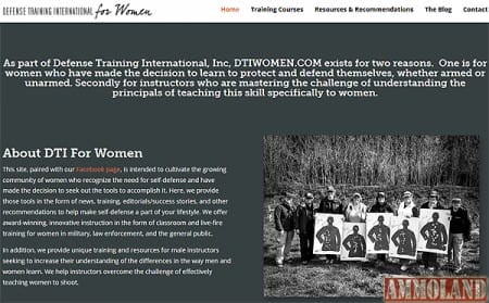 Defense Training International for Women Flips the Switch on New Website