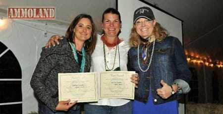 Merlin Ranch Team: (L-R) Jessica Crowder,of Cheyenne, Wyo.; Jennie Muir-Gordon, of Buffalo, Wyo.; and Shelley Simonton, of Jackson, Wyo.