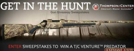 Thompson Center Arms Offers 'Get in the Hunt' Gun Giveaway Sweepstake