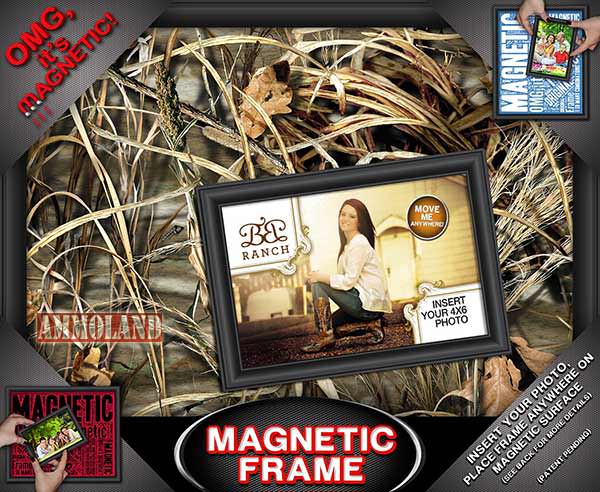 Realtree camo magnetic photo frames