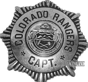 Colorado Rangers Historic Badge