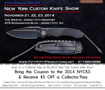 New York' Custom Knife Show - Now Held in Jersey City, NJ