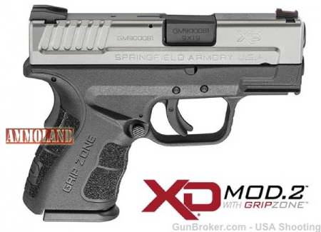 Springfield XD Mod.2 Sub-Compact pistol in 9mm