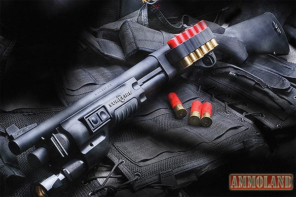 Wilson Combat a Remington 870 loaded with accessories