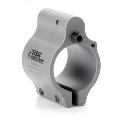Low Pro Clamp On Gas Block Stainless Low Pro Clamp On Gas Block Stainless