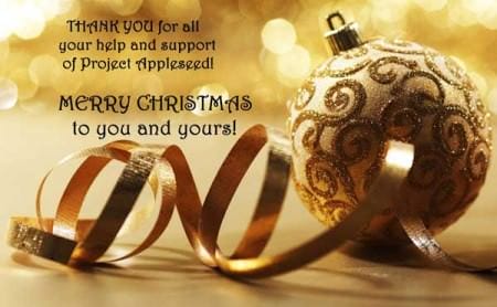 Merry Christmas From Project Appleseed