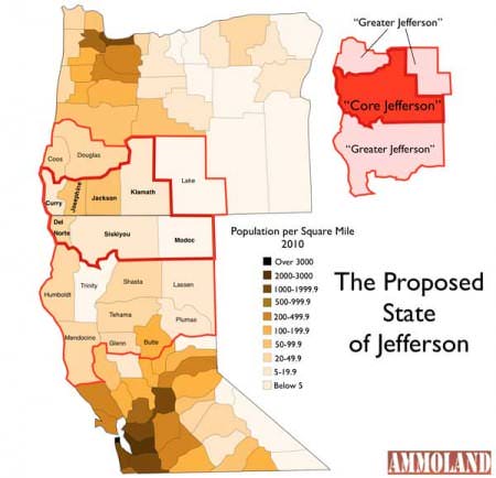 Proposed New State Of Jefferson