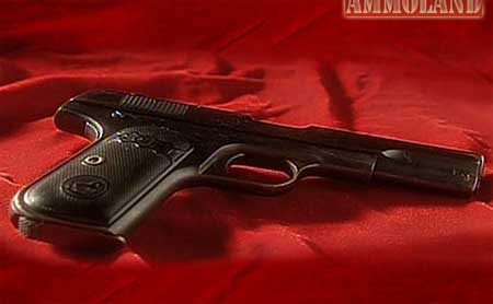 A .32 Colt Automatic possibly owned by Pretty Boy Floyd. Pretty Boy Floyd's Possible .32 Colt Automatic