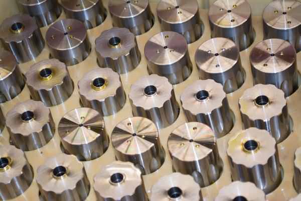 One of the most complex parts to manufacture, revolver cylinders are now made in two machining steps.