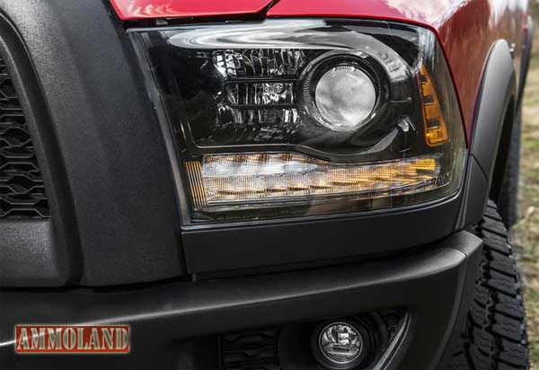 2015 Ram 1500 Rebel Truck Black Headlamps