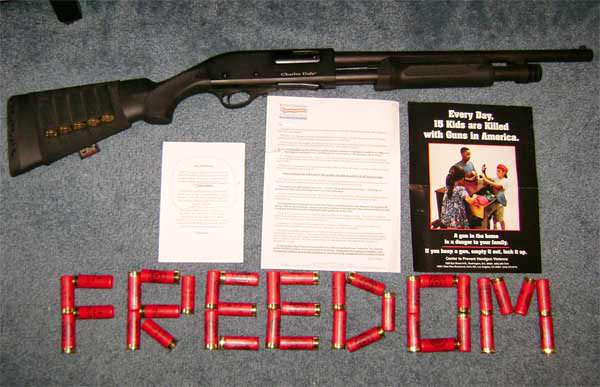 Letters and an ad from gun rights hating groups