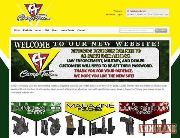 New Comp-Tac Website Homepage
