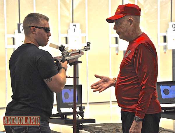 Wounded Warrior Camp Rifle:  Coaches and CMP staff members assisted one another in running practice matches for the athletes.