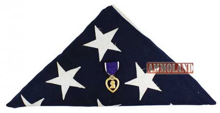 Purple Heart awarded to Cpl. Joseph E. Oleskiewicz