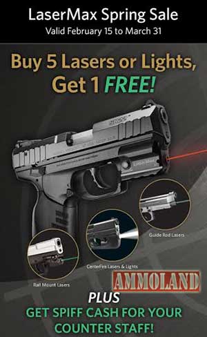 LaserMax Announces Spring Sale