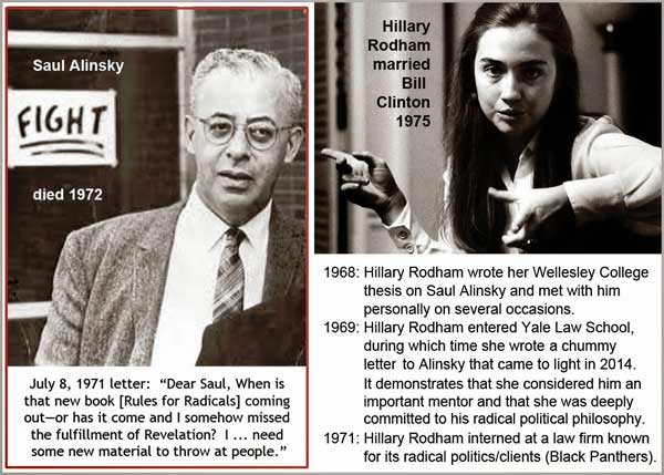 Saul Alinsky & Hillary Clinton