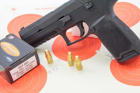 The Doubletap 147 grain FMJ load was particularly accurate when fired from the Sig P320