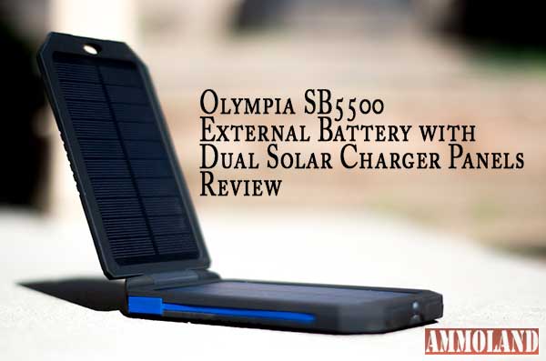 Olympia’s New SB5500 External Battery with Dual Solar Panels